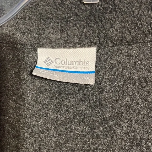 Columbia 3X Fleece Vest Bundle Gray Pink Zip Up Plus Size Women’s Jacket Soft - Picture 3 of 7